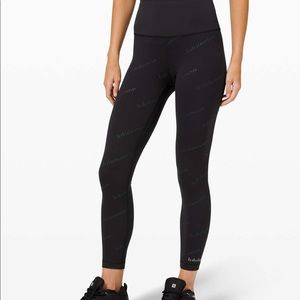 Lululemon Wunder Train High-Rise Tight 25" *Special Edition size 2 black